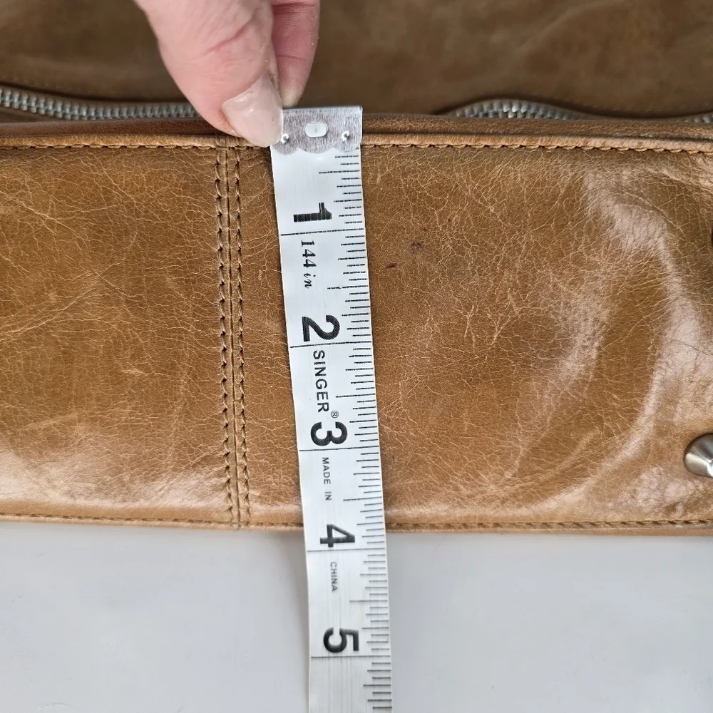 Hobo leather slouchy saddle shoulder bag boho